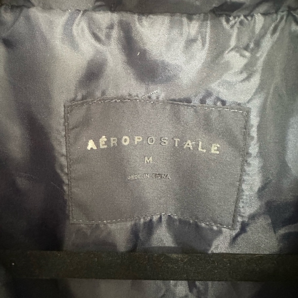 Aeropostale Dark Blue Quilted Vest - Picture 4 of 5